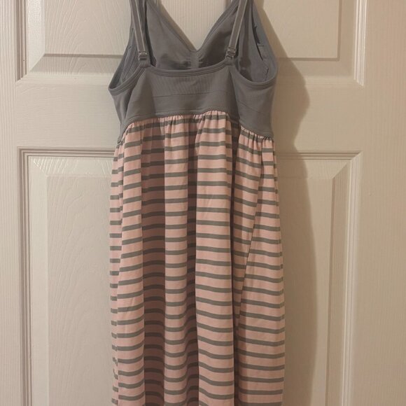 Motherhood Women's Maternity Dress Sleeveless Gray Pink Size Small - Picture 5 of 8